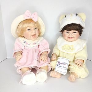 Duck House Brother & Sister dolls
